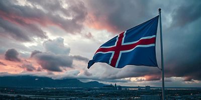 Lá cờ Iceland
